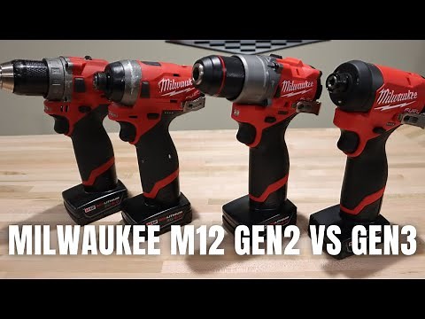 Milwaukee M12 FUEL Impact/Drill 2598-22 (Gen2) vs 3497-22 (Gen3) - BEST 12v Impact/Drill!