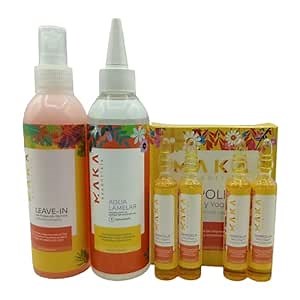 3 Step Essential Kit - Leave-In - Lamellar Water - Honey and Yogurt Ampoules - hydrates - softens - shines - detangles - nourishes - protects - conditions, natural