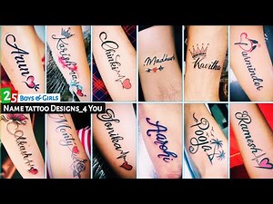 Very Popular name tattoo ideas for Men and Women | Boys & Girls name tattoo | tattoo