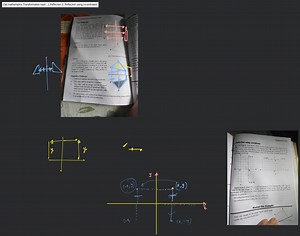 Opt mathematics Transformation topic : 1.Reflection 2. Reflecti... | Filo