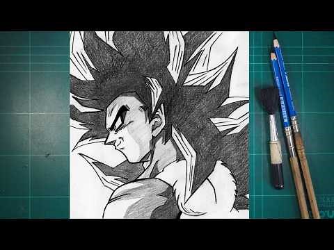 Learn Goku Drawing SSJ4 | Super Saiyan 4 Easy Anime Tutorial