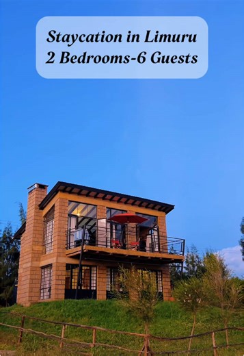 Two bedroom cottage located 11kms away from Limuru town. The cottage has 2 bedrooms with 3 beds that comfortably accommodate 6 guests. #kenyantiktok #nairobitiktokers #limurutiktokers