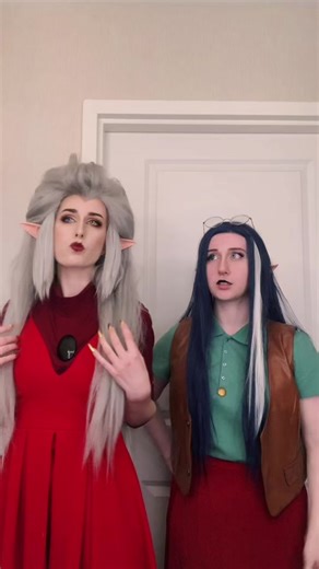 we should cosplay siblings more often 👀💕 (wig: @Bryanna Marie) #theowlhouse #owlhouse #lilithclawthorne #edaclawthorne #owlhousecosplay #lilithclawthornecosplay #edaclawthornecosplay