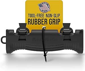 TEC Products HANDTEC Bucket Handle Grip - Ergonomic Rubber Handle Replacement for Construction, Farming, Gardening & DIY Projects - Non-Slip & Durable - Made in USA - Pack of 1 (4.75 x 1.5 Inches)