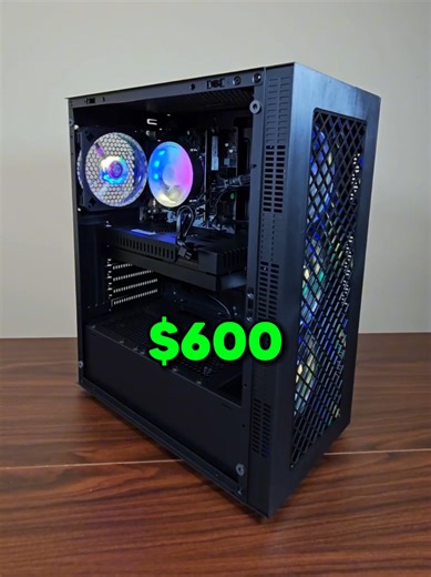 How is this Gaming PC ONLY $600?! #gamingpc #pc #pcsetups #pcgaming #pcbuild