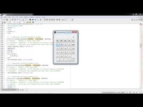 Calculadora con guide de matlab - Parte 1