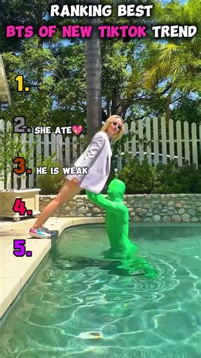 Ranking The BEST BTS Of New TikTok Trend #shortsviral