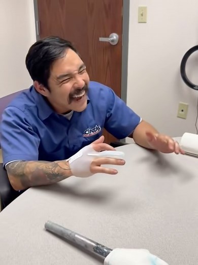 2.6K views | Today, Shawston received his new silicone finger...