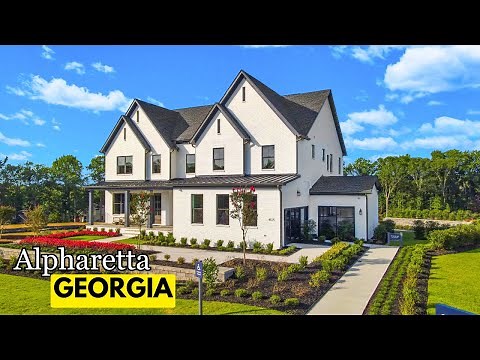 Inside a NEW $1.5M LUXURY Toll Brothers Model Home in Alpharetta, GA | North of Atlanta