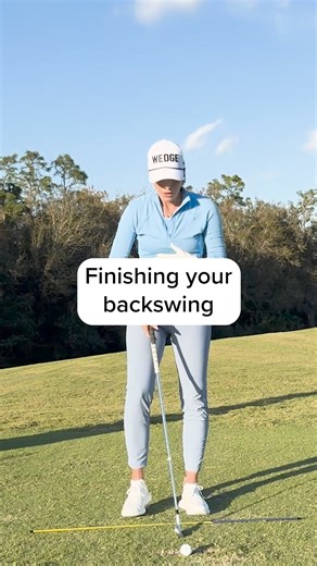 Finishing your backswing 🏌🏻 @carolinpinegger ⛳️ Watch today's video featuring Carolin Pinegger, Leadbetter Certified Instructor, Previous LPGA Pro 🎬 Catch our latest video on YouTube [https://youtu.be/jOQSJV62FcU]. Don't forget to subscribe! We will be uploading every week! 🏌🏼‍♀️ Follow Carolin on Facebook:�https://www.facebook.com/coachcarolingolf 🔥 Follow @scratchgolfacademy for more valuable golf content. #golf #golfdrills #golftips #scratchgolfacademy #carolinpinegger | Scratch Golf Ac