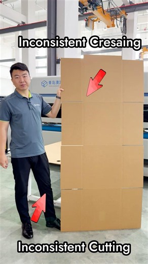 AOPACK Inconsistent Creasing & Cutting for Better Box Forming # #aopack #shorts # #boxmakingmachine