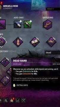 How to Use Dead Hard in Dead by Daylight