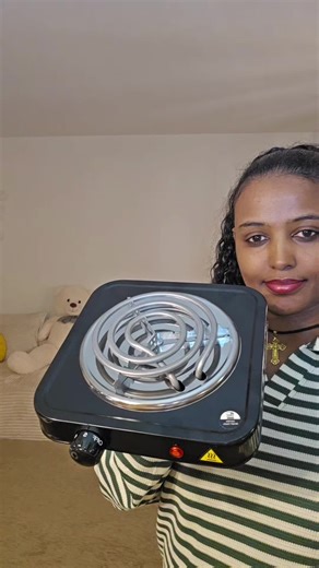 #tiktokshop#AORAN 1000W Electric Hot Plate Tabletop Model Single/Double Cast Iron Burners Temperature Control Power Indicator Light Easy to Clean#habeshatiktok