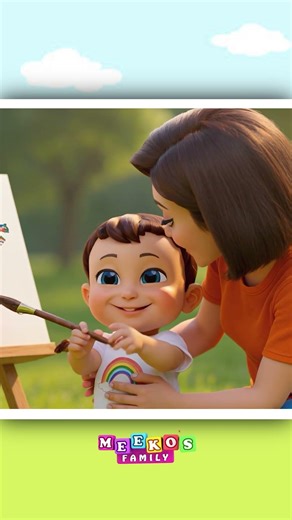 🌈 Color Song - Learn Colors for Kids #shorts #nurseryrhymes #songsforkids