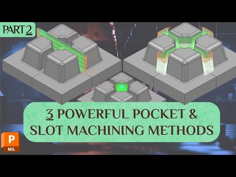 "Powermill Pocket & Slot Machining – 3 Effective Methods with Boundary & Surface Tricks"