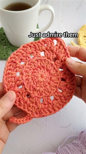 Cute & Functional Leaf Crochet Coasters