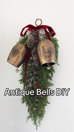 DIY Vintage Bells Using Dollar Tree Items