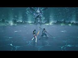 Bahamut & Ifrit battle in Final Fantasy VII Remake Intergrade "Episode INTERmission"