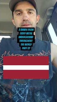 3 Bands From Every Metal Underground Throughout the World. Part 27: Latvia
