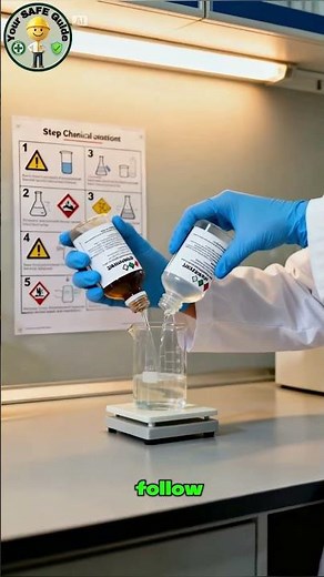 Chemical Reactions: A Dangerous Mix #SafetyFirst #AccidentPrevention