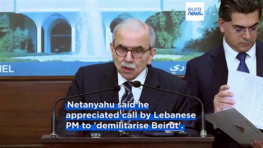 Israel's cabinet instructed to begin direct negotiations with Lebanon, Netanyahu says