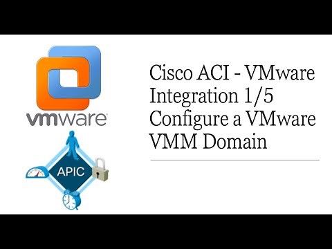 Cisco ACI - VMware Integration 1/5 | Configure a VMware VMM Domain