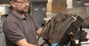 Artifacts at the Confederate Memorial Hall Museum