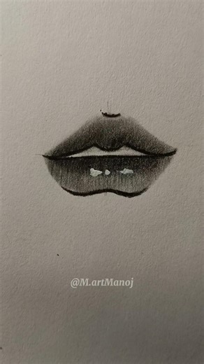How to lip Drawing tutorial ✨@M.artManoj #drawing #art #lips #shorts #trending #youtuber