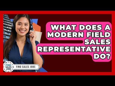 What Does A Modern Field Sales Representative Do? - Find Sales Jobs