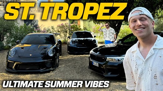 Porsche GT3 RS and BMW M5 Driving in Southern France