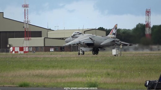 Harrier Jumpjet in action | Keith Jones Airshow Videos