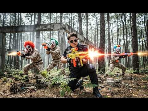 LTT Nerf Mod : SWAT TEAM Mission - Elite Nerf Guns Against The Red Shadow Syndicate Crime