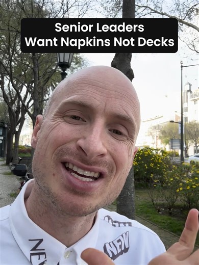 Senior Leaders Prefer Napkins Over Decks for Strategy