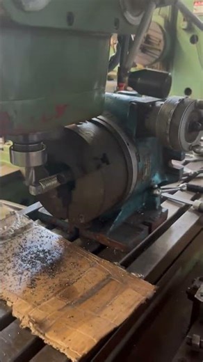 Vertical milling in action 🛠️ Precision cuts, perfect finishes.