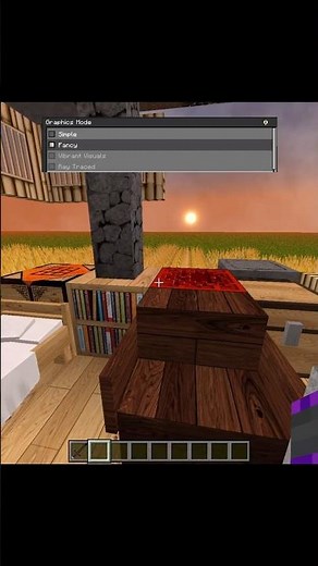 Textures without ray traced and vibrant visual #minecraft #minecraftshaders