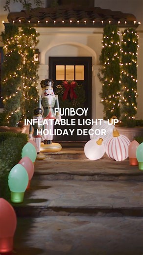 NEW: Holiday Decor Collection! 🎄 Say goodbye to boring Christmas decorations and hello to our latest collection of stylish, fun inflatable light-up decor. | FUNBOY