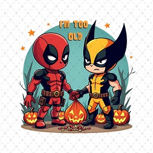 Deadpool Halloween Design: SVG & PNG Digital Files (instant Download) - Etsy