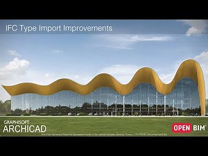 ARCHICAD 23 - IFC Type Import Improvements