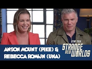 Star Trek: Strange New Worlds Interview - Anson Mount (Pike) & Rebecca Romijn (Una)