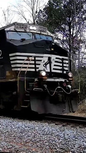 Union Pacific intermodal train with NS power on the front