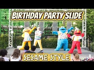 Sesame Place | Birthday Party Slide "Sesame Style" | 8/31/25