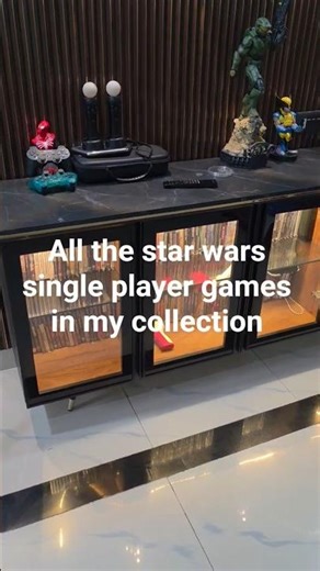 all the star wars single player games in my collection #ps5 #ps4 #gamecollection #starwars