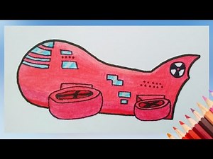 How to Draw Among Us Airship
