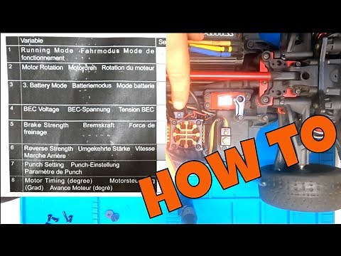 Spektrum smart ESC - How to change settings