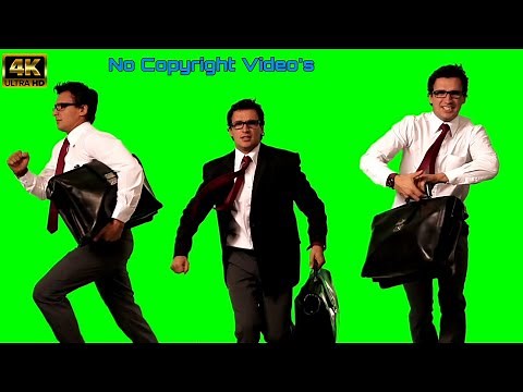 Man Running Green Screen Video | 4K | No Copyright | Free To Use | 2024 🚶