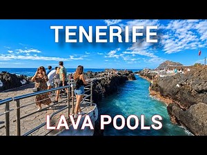 Tenerife 🇪🇸 What LAVA LAVA POOLS look like? Walking Tour of Garachico 4K