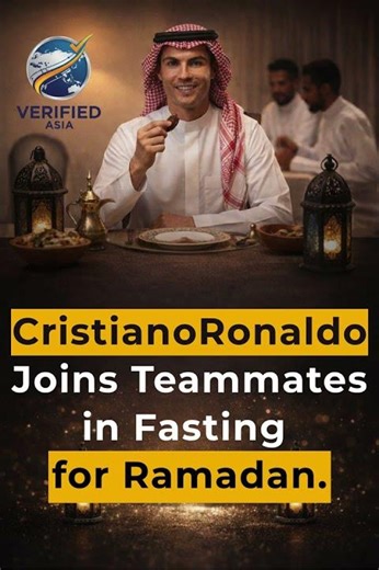 Cristiano Ronaldo Embraced the Spirit of Ramadan By Fasting Alongside His Teammates