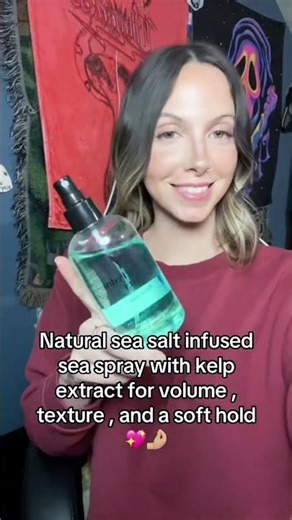 Spritz & Scrunch For Soft Beachy Waves With Sea Salt Spray!