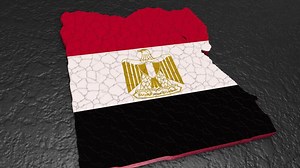 Egypt map 3d. 3d map of Egypt.