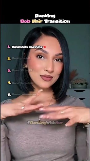 Let's Rank Bob Hair Transition